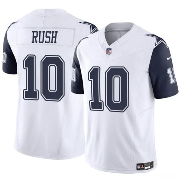Dallas Cowboys #10 Cooper Rush White 2023 F.U.S.E. Vapor Untouchable Limited Stitched Jersey