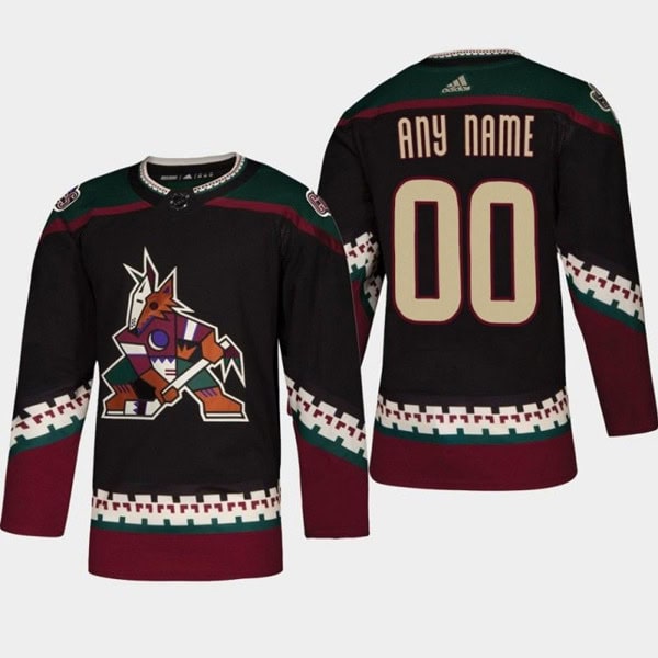 Arizona Coyotes Custom Black Stitched NHL Jersey
