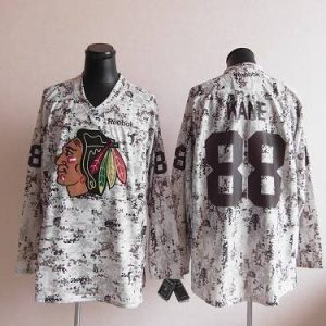 Blackhawks #88 Patrick Kane Camouflage Stitched Jersey
