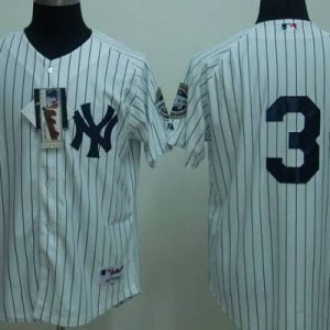 Yankees #3 Babe Ruth Stitched White Jersey