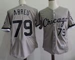 White Sox #79 Jose Abreu Grey Flexbase Authentic Collection Stitched Jersey