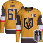 Vegas Golden Knights #61 Mark Stone Gold 2023 Stanley Cup Final Stitched Jersey