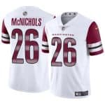 Washington Commanders #26 Jeremy McNichols White 2024 Vapor Limited Stitched Jersey