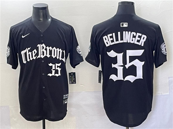 New York Yankees #35 Cody Bellinger Black 'Gothic Legacy Edition' Vapor Premier Limited Stitched Jersey