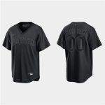 Seattle Mariners Customized Custom Black Pitch Black Fashion Replica Stitched Jersey