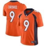 Denver Broncos #9 Jeff Driskel Orange Vapor Untouchable Limited Stitched Jersey