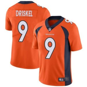 Denver Broncos #9 Jeff Driskel Orange Vapor Untouchable Limited Stitched Jersey