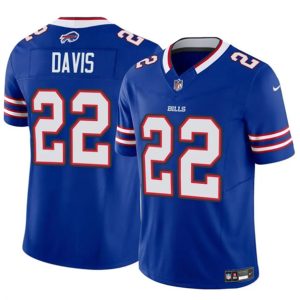 Buffalo Bills #22 Ray Davis Royal 2024 F.U.S.E. Vapor Untouchable Limited Stitched Jersey