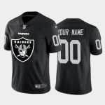 Las Vegas Raiders Customized Custom Black Team Big Logo Limited Stitched Jersey