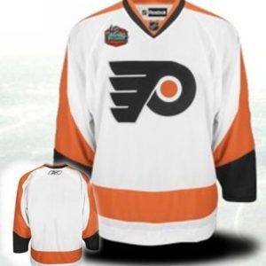 Flyers Blank Stitched Winter Classic White Jersey