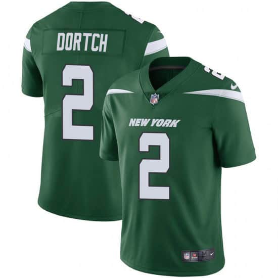 New York Jets #2 Greg Dortch Green Vapor Untouchable Limited Stitched Jersey