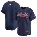 Atlanta Braves Blank Navy 2025 Speedway Classic Alternate Limited Stitched Jersey