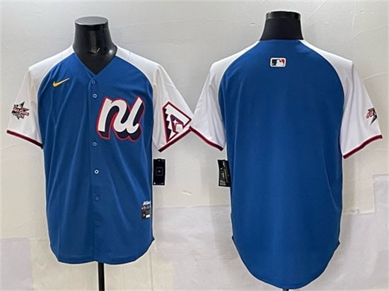 National League Arizona Diamondbacks Blank Blue Alternate 2025 All-Star Edition Limited Stitched Jersey