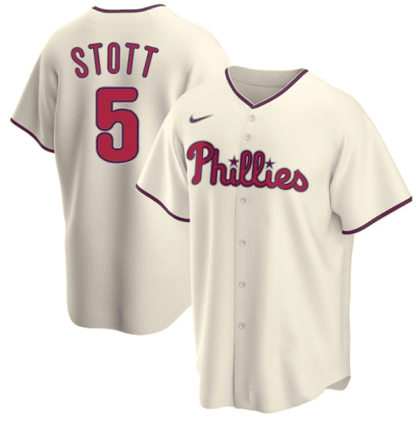 Philadelphia Phillies #5 Bryson Stott Cream Cool Base Stitched Jersey