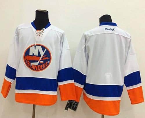 Islanders Blank White Stitched Jersey