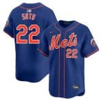 New York Mets #22 Juan Soto Royal 2024 Alternate Limited Stitched Jersey