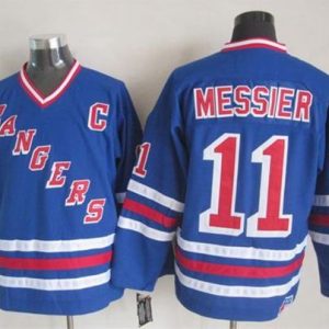 Rangers #11 Mark Messier Blue CCM Heroes Of Hockey Alumni Stitched Jersey