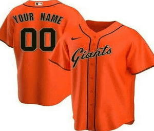 San Francisco Giants Customized Orange Cool Base Jersey