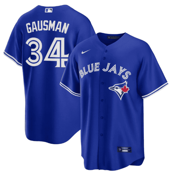 Toronto Blue Jays #34 Kevin Gausman Royal Cool Base Stitched Jersey
