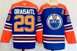 Edmonton Oilers #29 Leon Draisaitl Royal 2024-25 Stitched Jersey