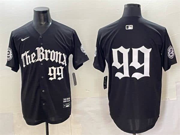 New York Yankees #99 Aaron Judge Black 'Gothic Legacy Edition' Vapor Premier Limited Stitched Jersey