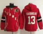 Calgary Flames #13 Johnny Gaudreau Red Old Time Heidi NHL Hoodie