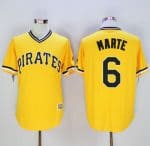 Pirates #6 Starling Marte Gold New Cool Base Stitched Jersey