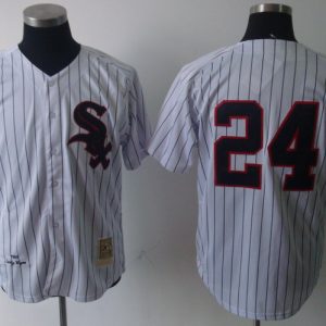 Mitchell And Ness Chicago White Sox #24 Early Wynn White Throwback Stitched Jerseys