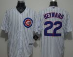 Cubs #22 Jason Heyward White Strip New Cool Base Stitched Jersey