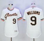 Giants #9 Matt Williams White Flexbase Authentic Collection Cooperstown Stitched Jersey