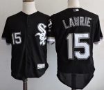 White Sox #15 Brett Lawrie Black Flexbase Authentic Collection Stitched Jersey