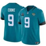 Jacksonville Jaguars #9 Logan Cooke Teal 2025 F.U.S.E. With 3-Star C Patch Vapor Untouchable Limited Stitched Jersey