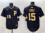 Pittsburgh Pirates #15 Oneil Cruz Black 2025 Limited Stitched Jersey