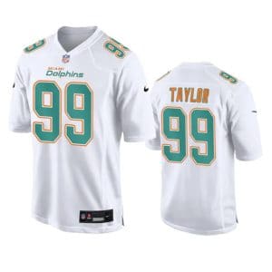 Miami Dolphins #99 Jason Taylor White Fashion Vapor Untouchable Stitched Jersey