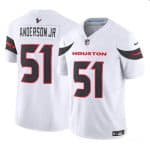 Houston Texans #51 Will Anderson Jr. White 2024 Vapor F.U.S.E. Limited Stitched Jersey