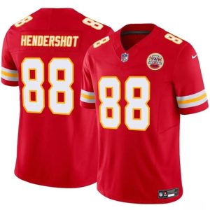 Kansas City Chiefs #88 Peyton Hendershot Red 2024 F.U.S.E Vapor Untouchable Limited Stitched Jersey