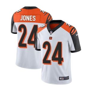 Bengals #24 Adam Jones Vapor White Stitched Limited Jersey