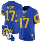 Los Angeles Rams #17 Puka Nacua Royal 2025 F.U.S.E. V2 Limited Stitched Jersey