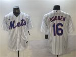 New York Mets #16 Dwight Gooden White Cool Base Stitched Jersey