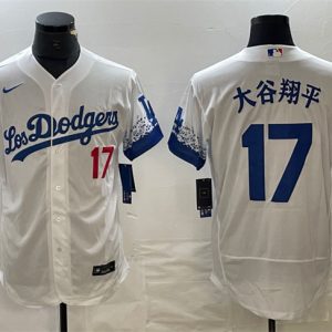 Los Angeles Dodgers #17 ´ó¹ÈÏèÆ½ White City Connect Flex Base Stitched Jersey