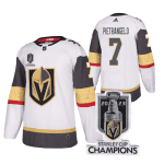 Vegas Golden Knights #7 Alex Pietrangelo White 2023 Stanley Cup Champions Stitched Jersey
