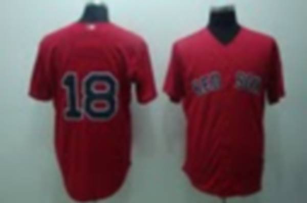 Red Sox #18 Matsuzake Daisuke Stitched Red Jersey