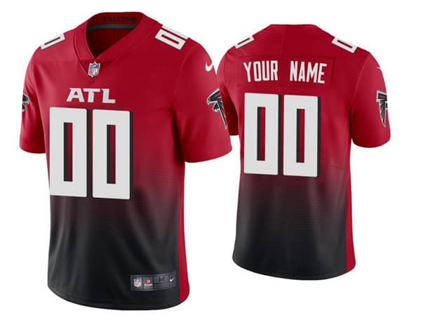 Atlanta Falcons 2020 Red Customized Custom Limited Stitched Jersey