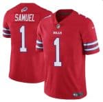 Buffalo Bills #1 Curtis Samuel Red Vapor Untouchable Limited Stitched Jersey