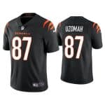 Cincinnati Bengals #87 C.J. Uzomah 2021 New Black Vapor Untouchable Limited Stitched Jersey