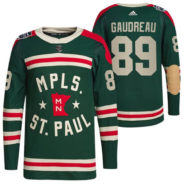 Minnesota Wild #89 Frederick Gaudreau Green Stitched Jersey