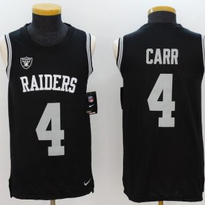Raiders #4 Derek Carr Black Vapor Untouchable Player Limited Jersey