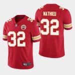 Kansas City Chiefs #32 Tyrann Mathieu Red Vapor Untouchable Limited Stitched Jersey