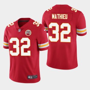 Kansas City Chiefs #32 Tyrann Mathieu Red Vapor Untouchable Limited Stitched Jersey
