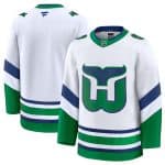 Carolina Hurricanes Blank White 2024-25 Throwback Stitched Jersey